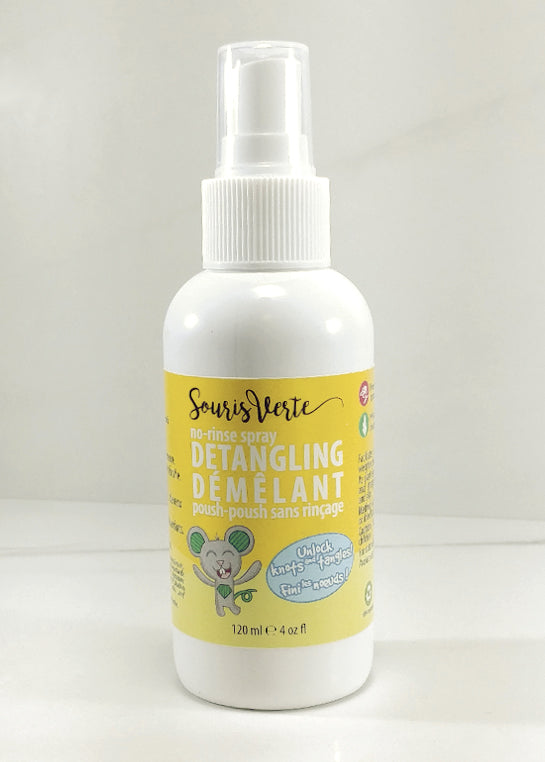 Démêlant pour les cheveux Poush poush sans rinçage - Souris verte - 120ml